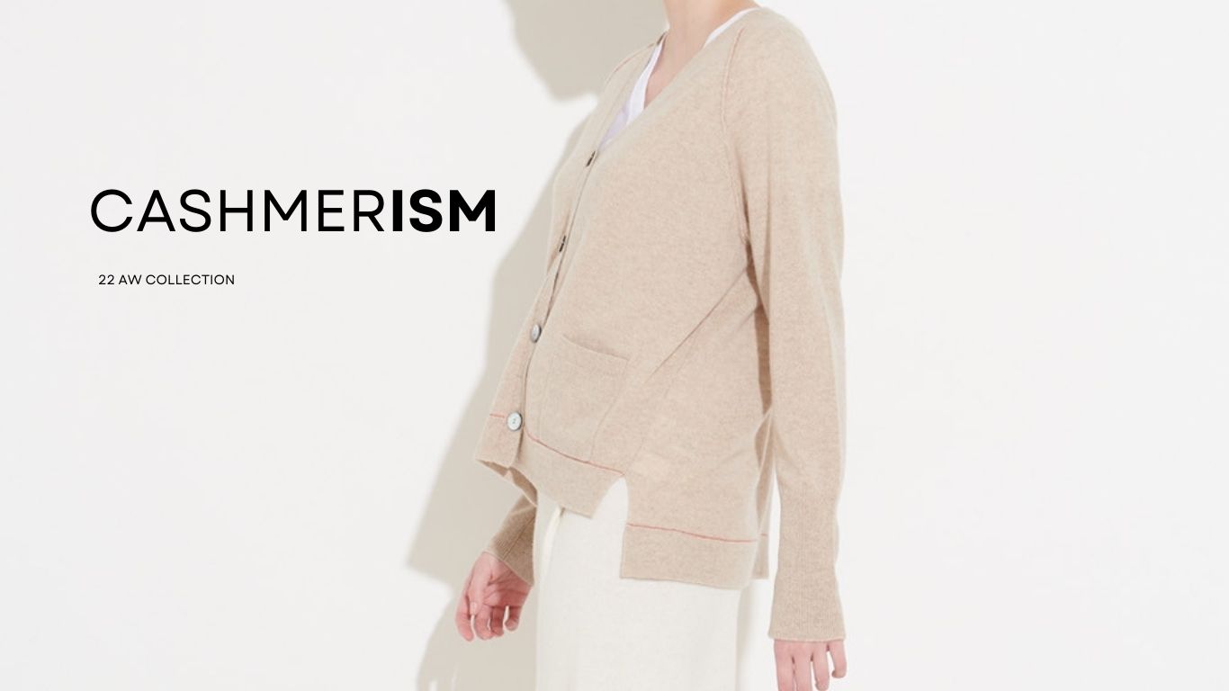 Cashmerism´s loose fit cardigan autumn winter collection 2022