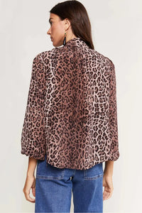 Thumbnail for Moss Blouse Leopard-Tops-Rixo-Debs Boutique