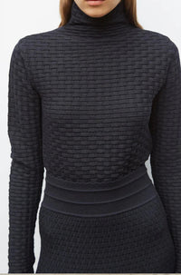Thumbnail for Touareg fine cane knit top nuit-Top-Molli-Debs Boutique