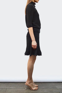 Thumbnail for PALMITA Fringed Knit Mini Skirt-Skirt-Molli-Debs Boutique