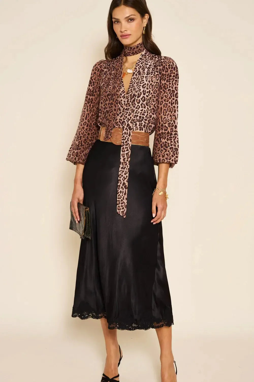 Moss Blouse Leopard-Tops-Rixo-Debs Boutique