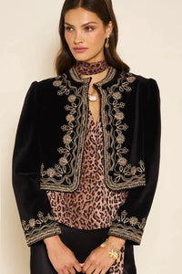 Thumbnail for Moss Blouse Leopard-Tops-Rixo-Debs Boutique
