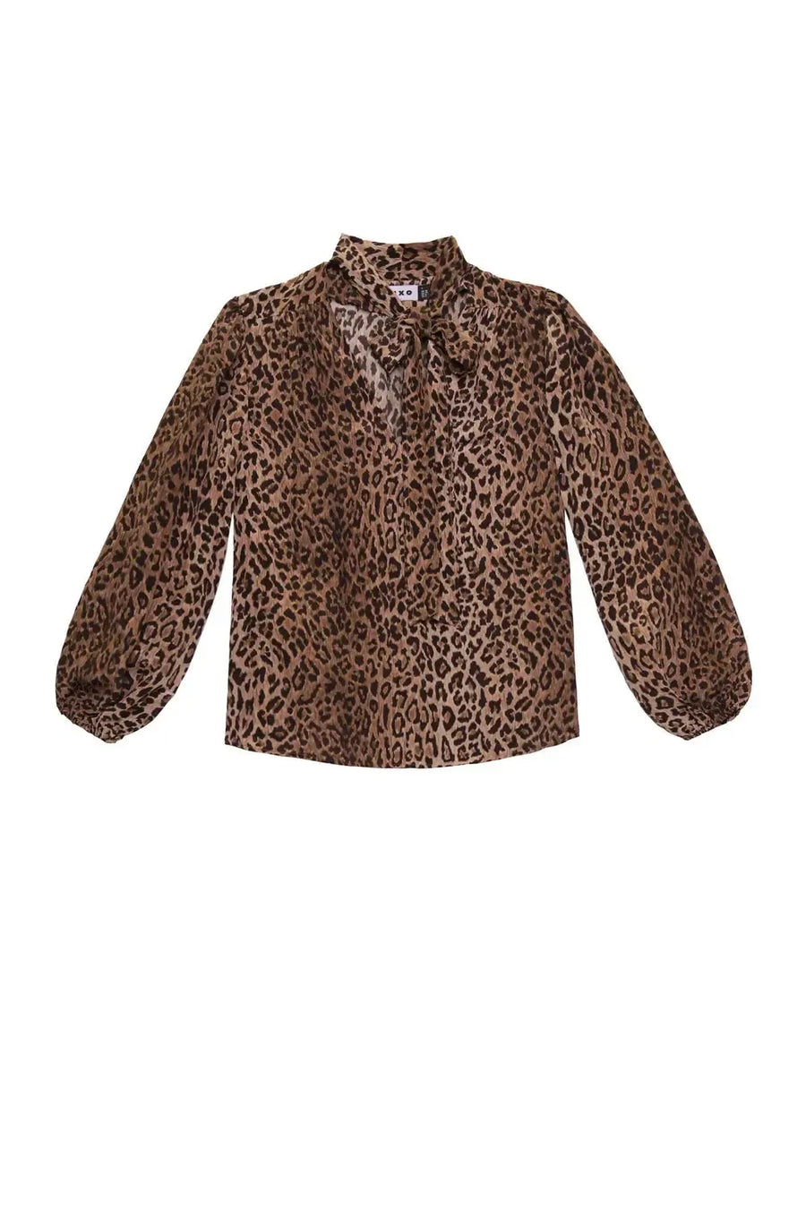 Moss Blouse Leopard-Tops-Rixo-Debs Boutique