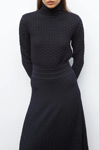 Thumbnail for Touareg fine cane knit top nuit-Top-Molli-Debs Boutique