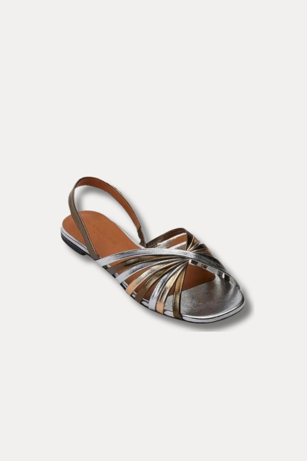 Ingrid Metallic Sandal-Shoes & Sandals-Clergerie-Debs Boutique