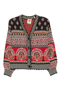 Thumbnail for Ainika Love Coconut Groove Knit Cardigan-SWEATERS & CARDIGANS-Farm Rio-Debs Boutique