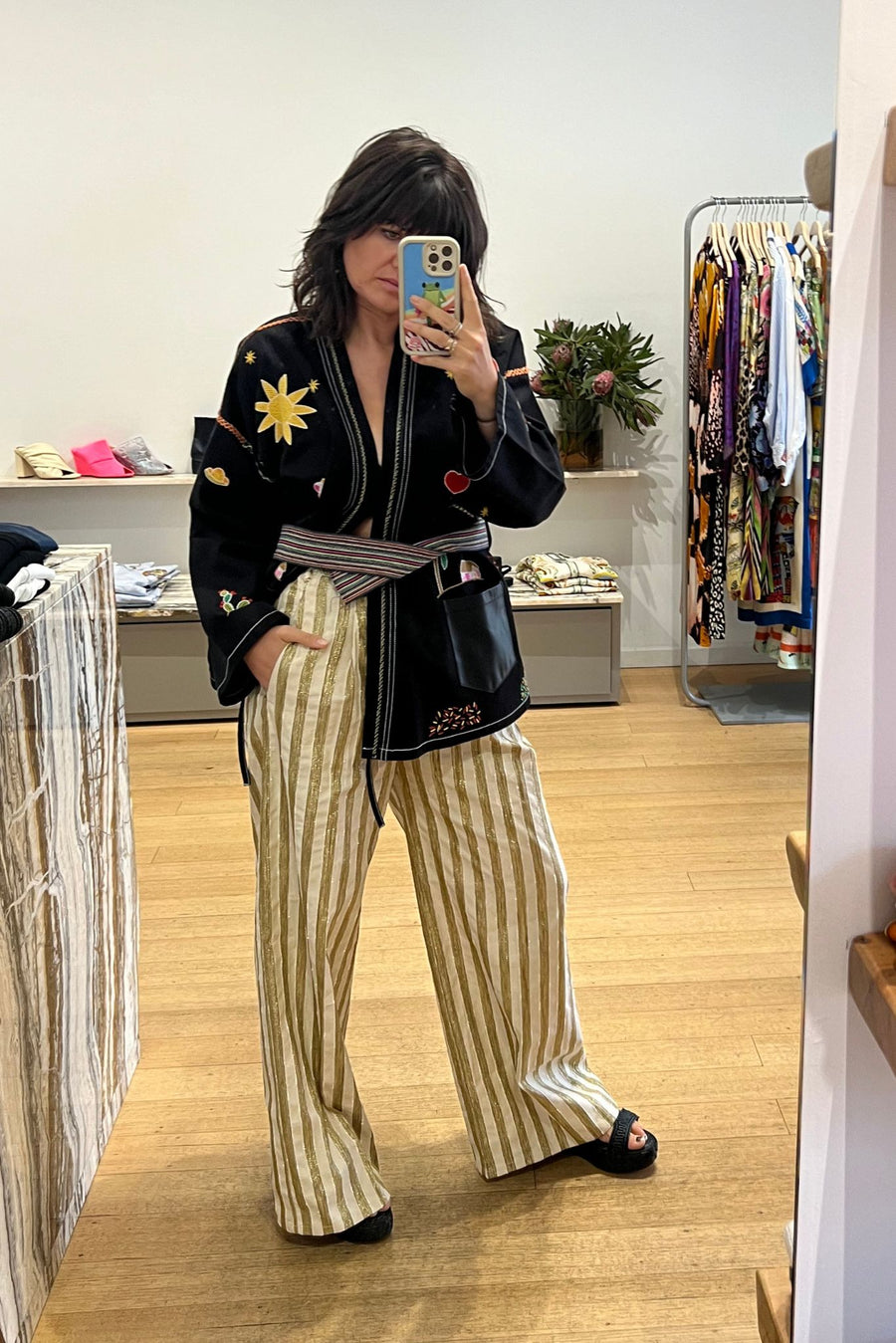 LE MEXICAIN KIMONO in BLACK-Jacket-Monoki-Debs Boutique