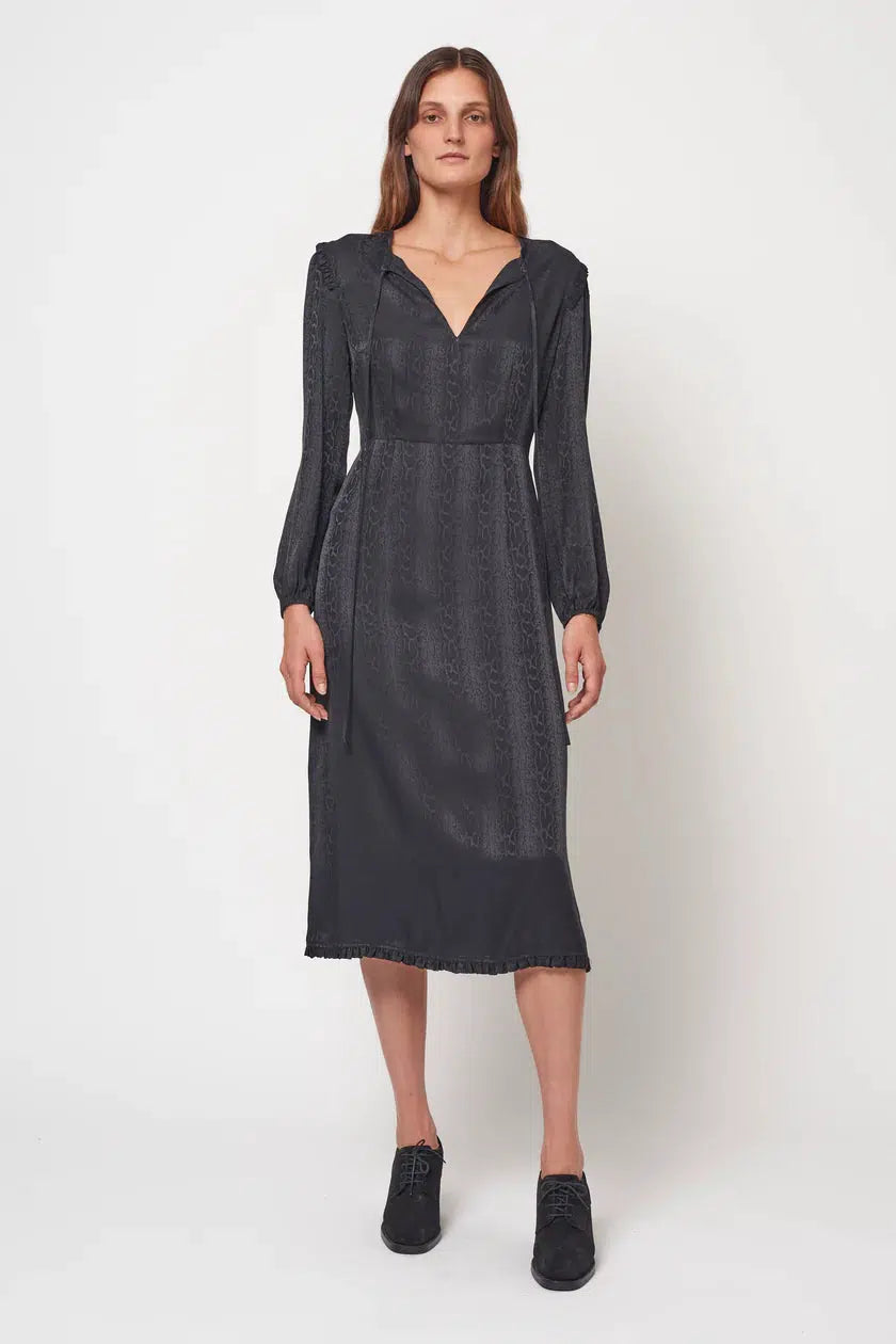 Romance Dress in Black-Dress-Raquel Allegra-Debs Boutique