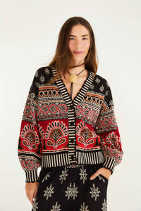 Thumbnail for Ainika Love Coconut Groove Knit Cardigan-SWEATERS & CARDIGANS-Farm Rio-Debs Boutique