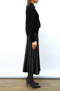 Thumbnail for BASTIEN Scalloped Collar Knit-Sweater-Molli-Debs Boutique