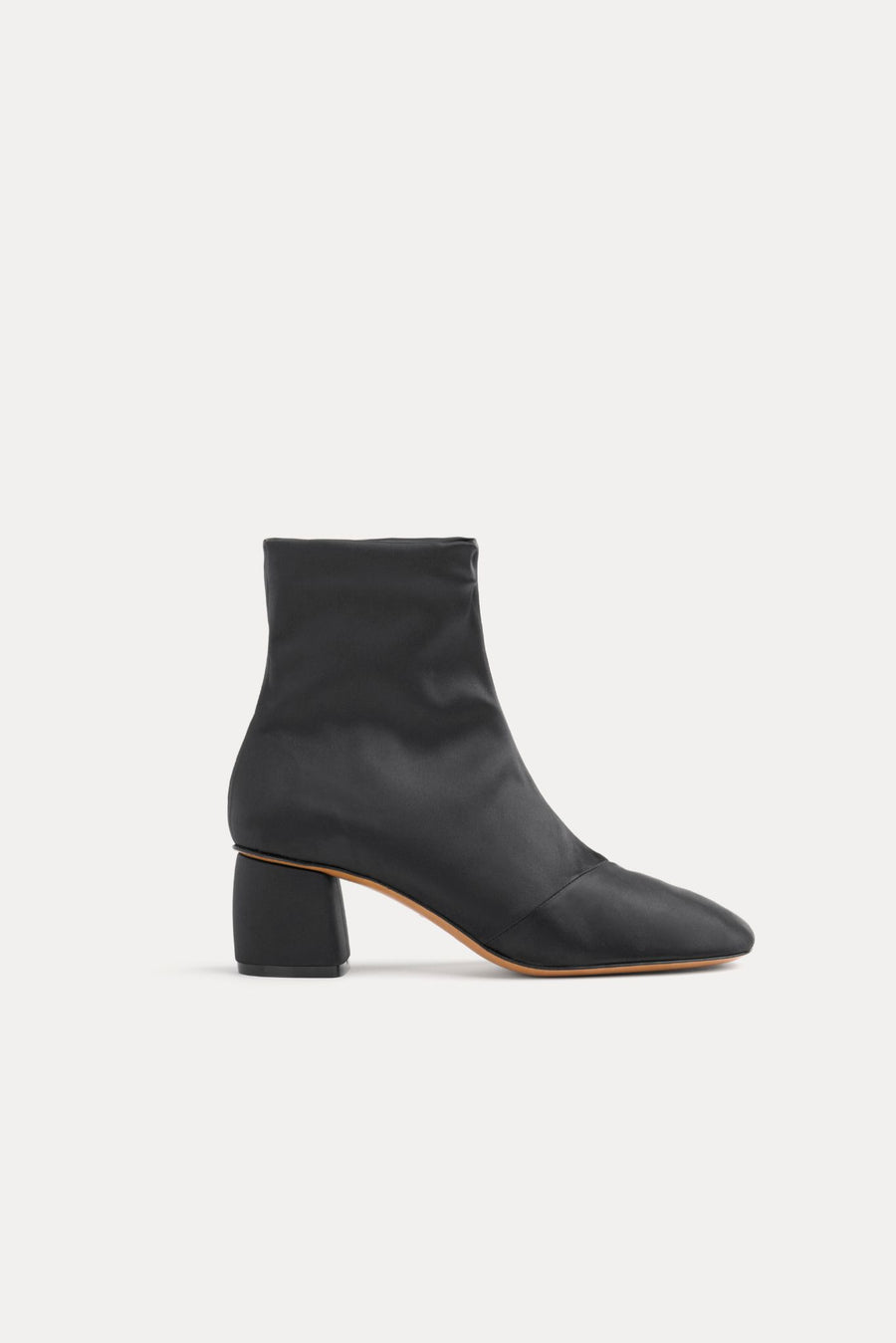 Chic Satin Leather Anckle Boots-SHOES & SANDALS-Forte_Forte-Debs Boutique