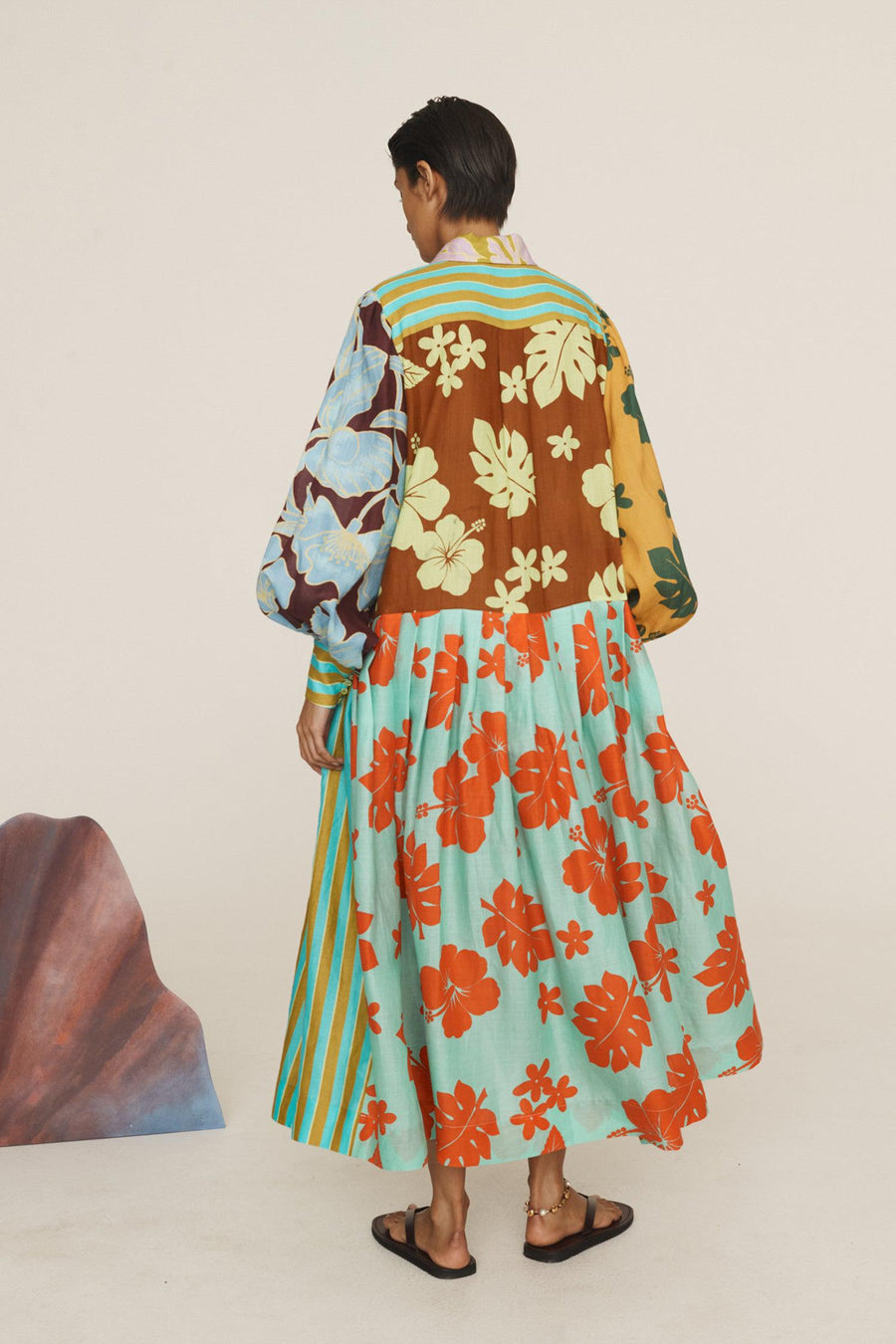 POPPY SPLICED SHIRTDRESS-Dress-Alemais-Debs Boutique