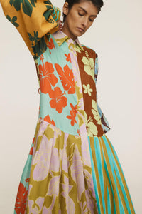 Thumbnail for POPPY SPLICED SHIRTDRESS-Dress-Alemais-Debs Boutique