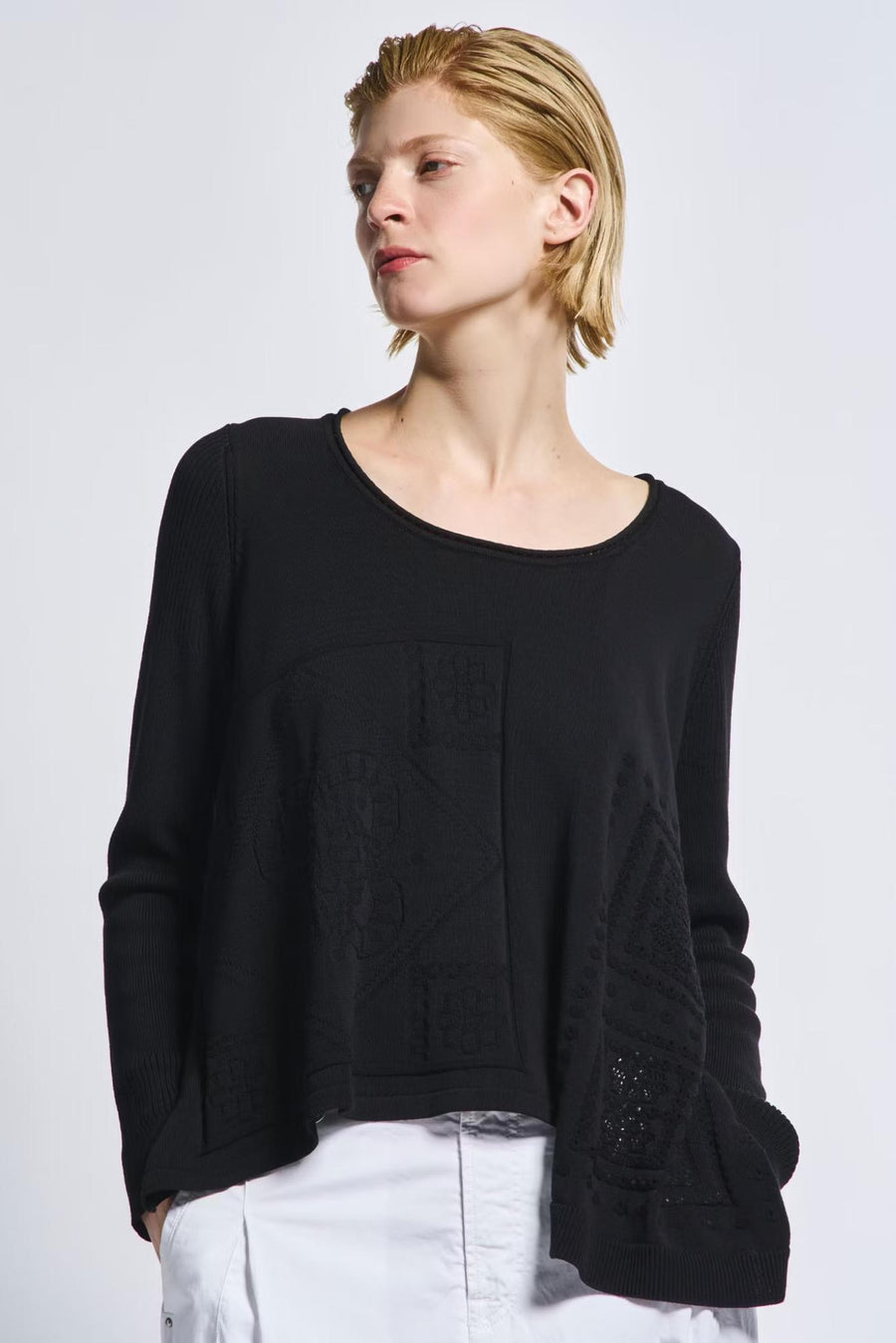 Artisan Sweater Black-Sweater-High by Claire Campbell-Debs Boutique