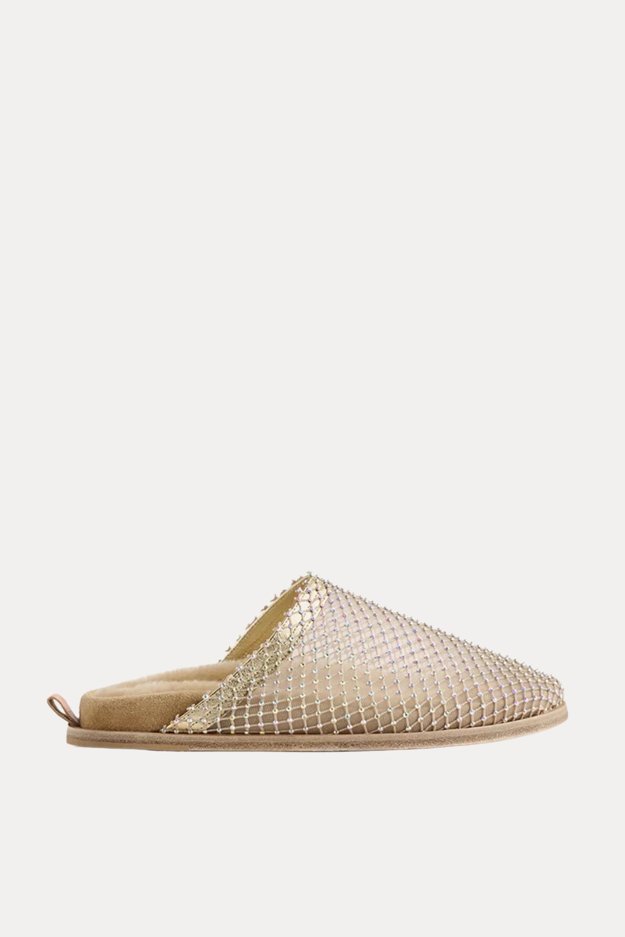 Strass Mesh Flat Sabot-shoes-forte_forte-Debs Boutique