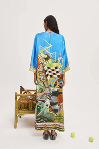 Thumbnail for Lucky Pace Silk Midi Dress-Dresses-Alemais-Debs Boutique