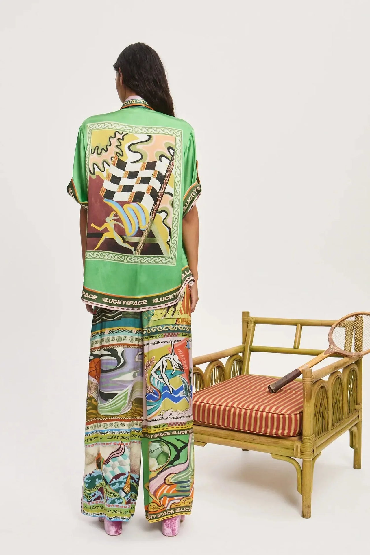Lucky Pace Silk Pant-Pants-Alemais-Debs Boutique