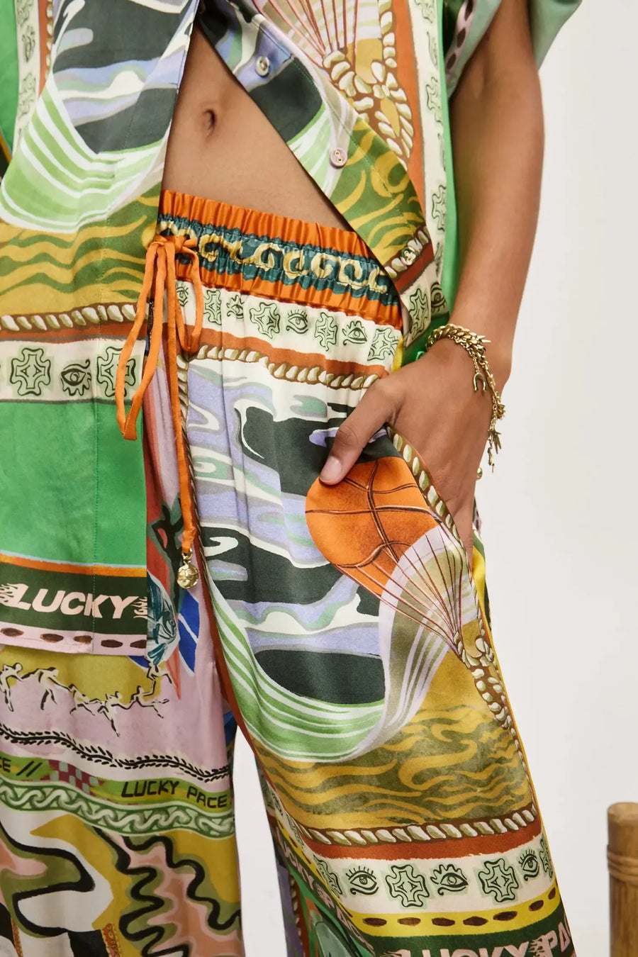 Lucky Pace Silk Pant-Pants-Alemais-Debs Boutique