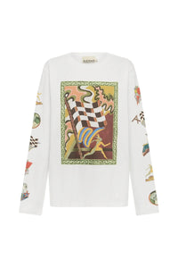 Thumbnail for Lucky Pace Patch long Sleeve Tee-Tops-Alemais-Debs Boutique