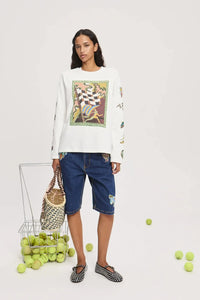 Thumbnail for Lucky Pace Patch long Sleeve Tee-Tops-Alemais-Debs Boutique