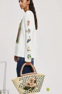 Thumbnail for Lucky Pace Patch long Sleeve Tee-Tops-Alemais-Debs Boutique