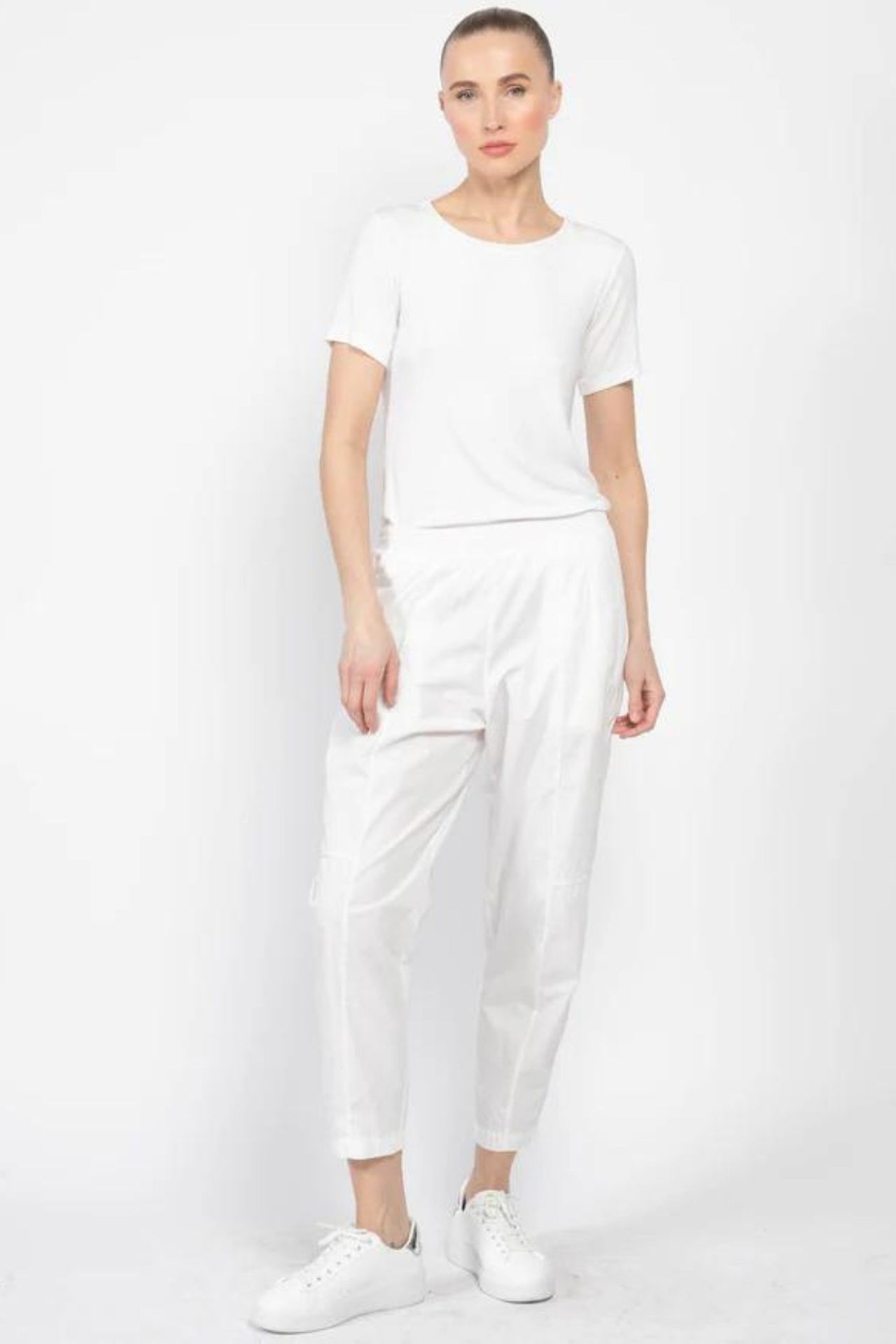 COTTON PANT WHITE-PANT-Transit-Debs Boutique
