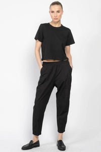 Thumbnail for COTTON PANT BLACK-PANT-Transit-Debs Boutique