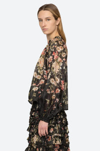 Thumbnail for Jolie Print Top-Top-Sea New York-Debs Boutique