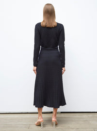 Thumbnail for Touareg fine cane knit top nuit-Top-Molli-Debs Boutique