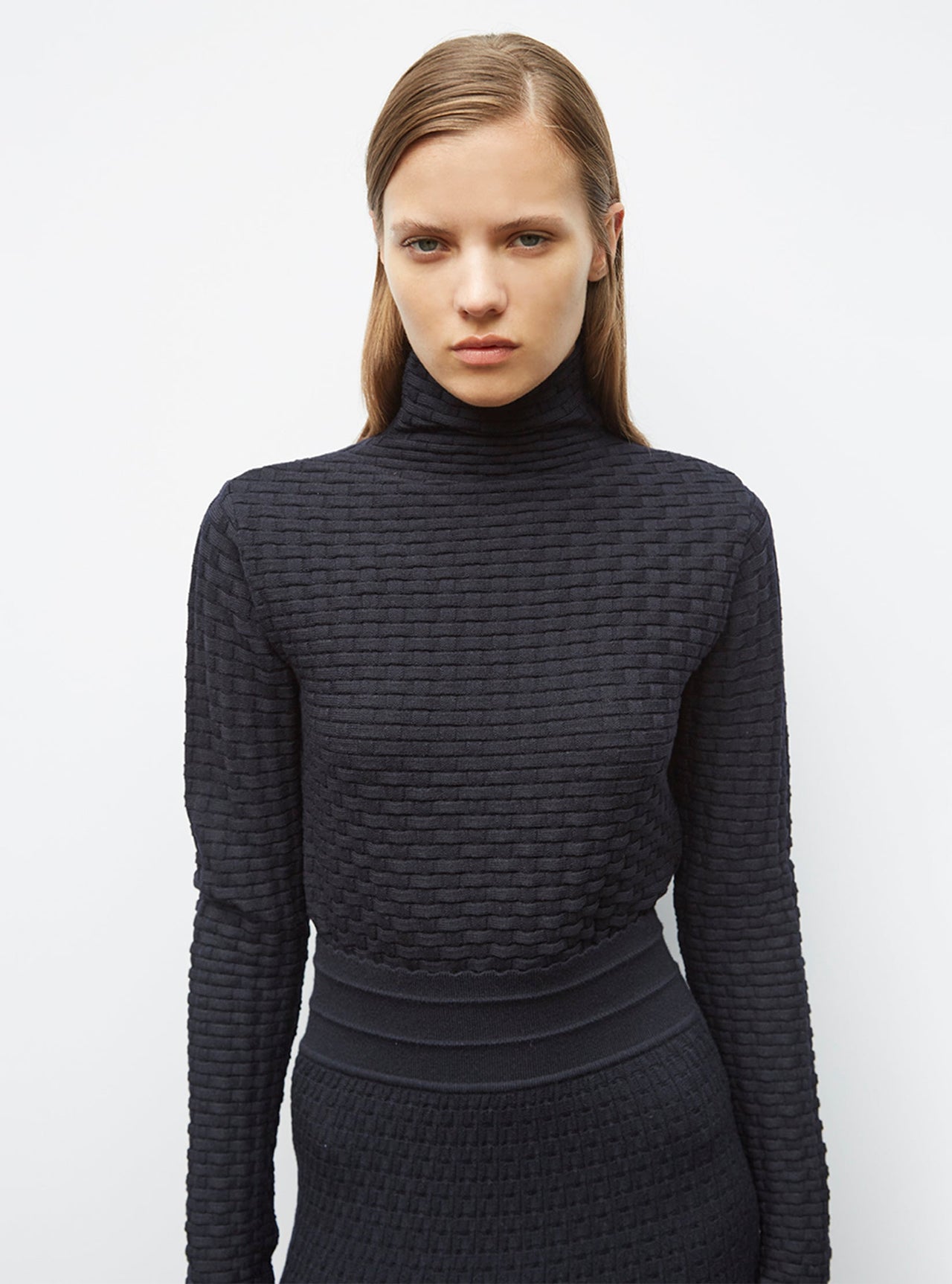 Touareg fine cane knit top nuit-Top-Molli-Debs Boutique