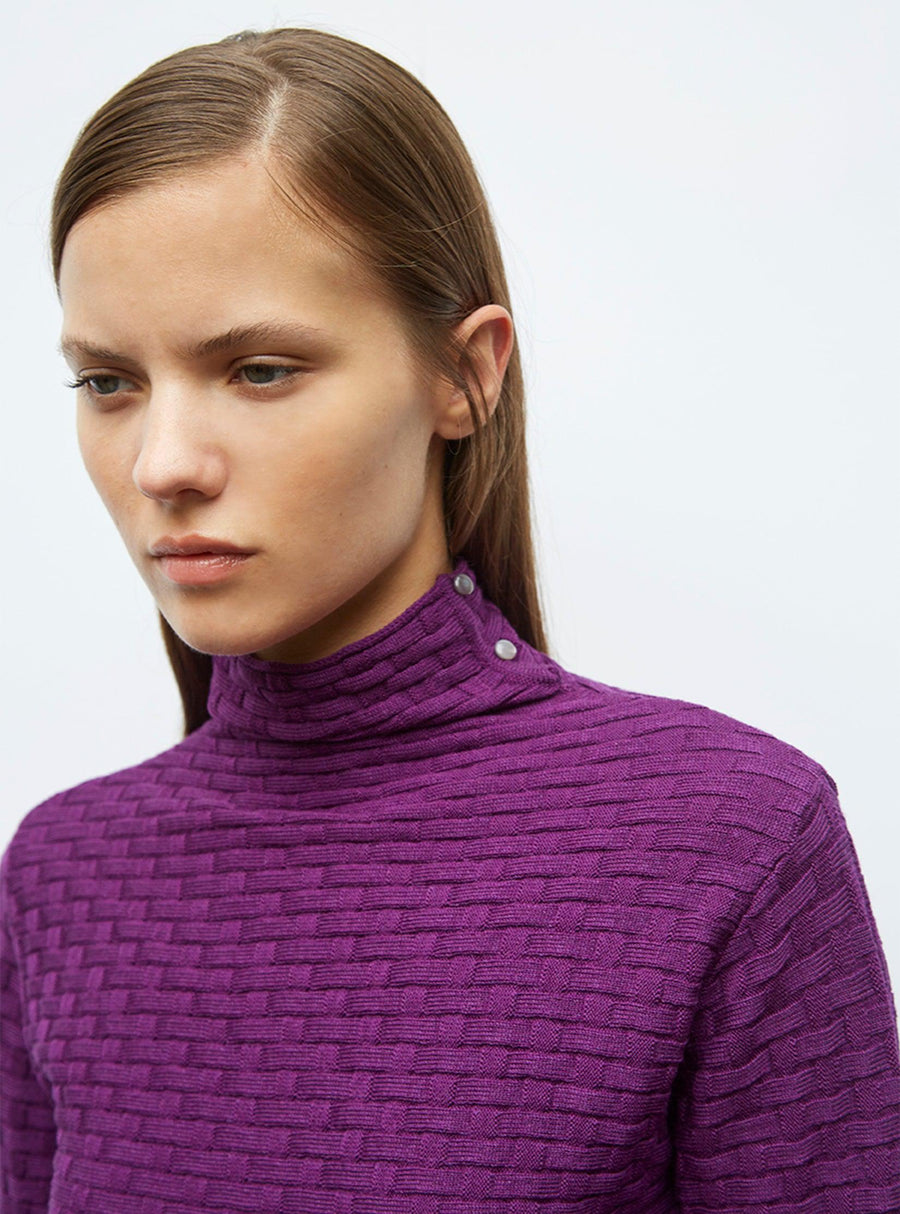 Touareg Delicate Braid Stitch Knit Top-Top-Molli-Debs Boutique