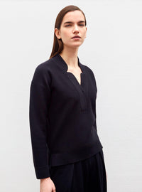 Thumbnail for Verone scalloped v-neck knit top-Top-Molli-Debs Boutique