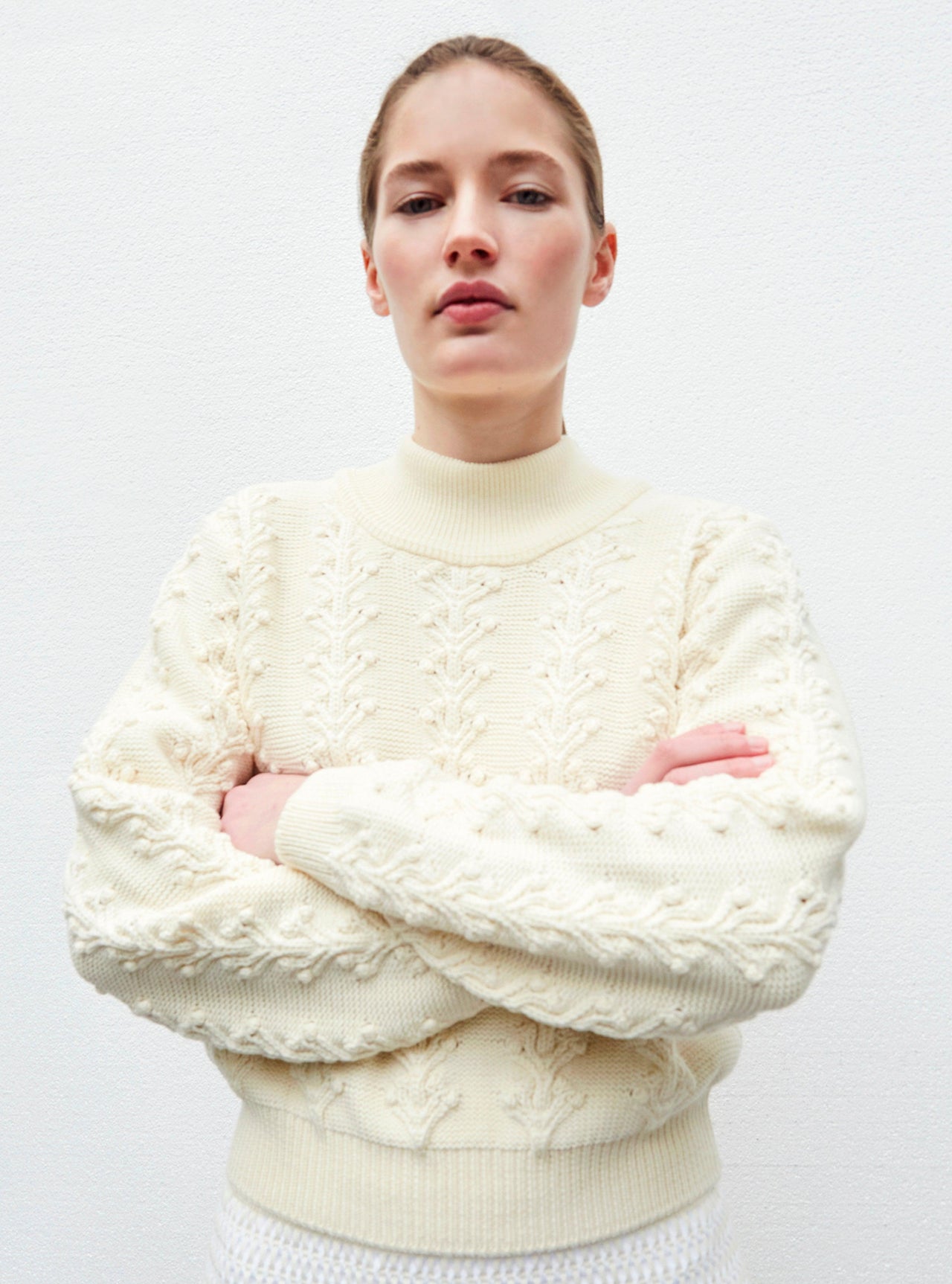Virtuose Couture Irish Knit Sweater-Sweater-Molli-Debs Boutique