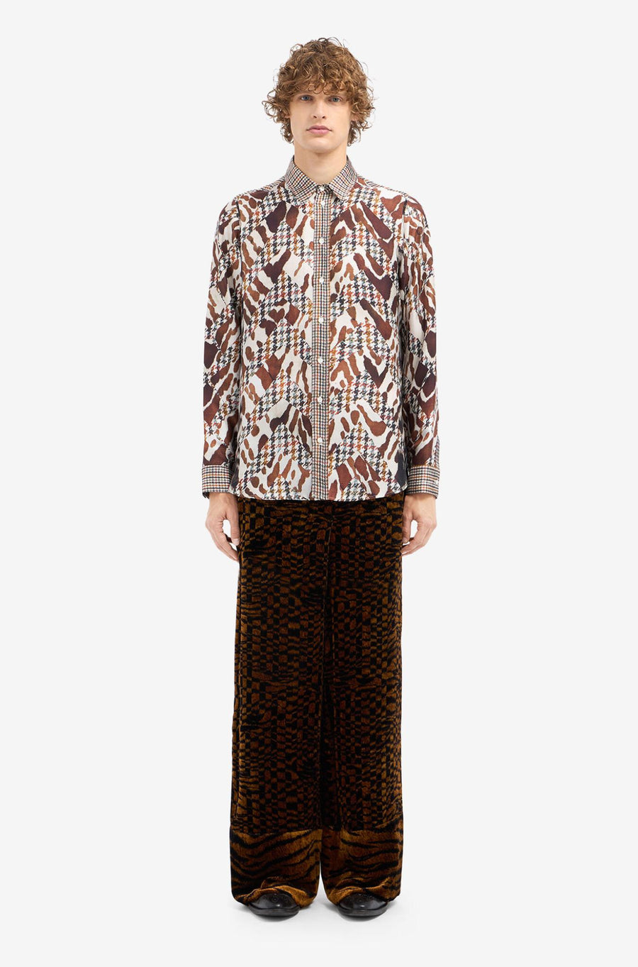 ALOE Longsleeve Shirt Silk-Tops-Pierre Louis Mascia-Debs Boutique