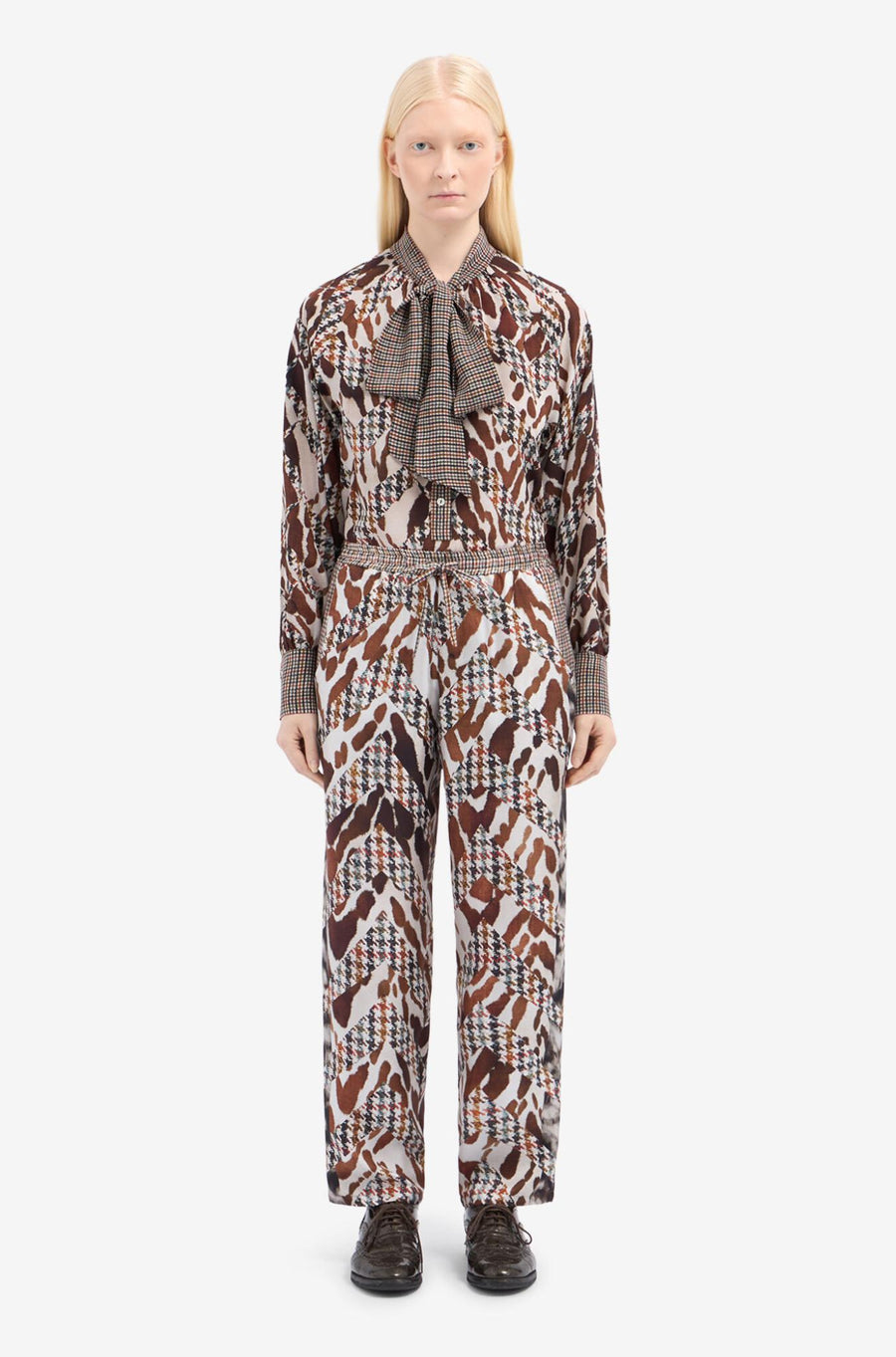 ALOE Trousers Silk 516272-Pants-Pierre Louis Mascia-Debs Boutique