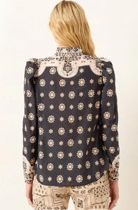 Thumbnail for Artemis Bronco Bandana Shirt-Tops-ALIX OF BOHEMIA-Debs Boutique