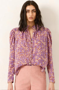 Thumbnail for Artemis Twilight Floral Shirt-Tops-ALIX OF BOHEMIA-Debs Boutique