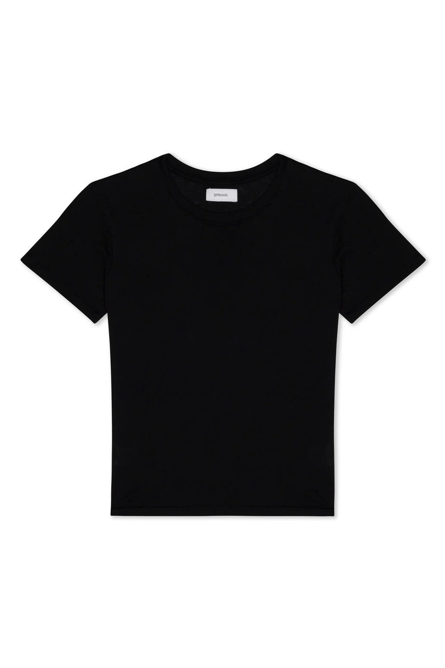 Baby Tee Black-Tops-SPWMN-Debs Boutique