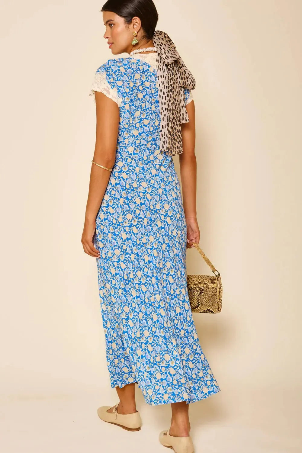 Amari Dress Shell Pansy Indigo-Dress-Rixo-Debs Boutique