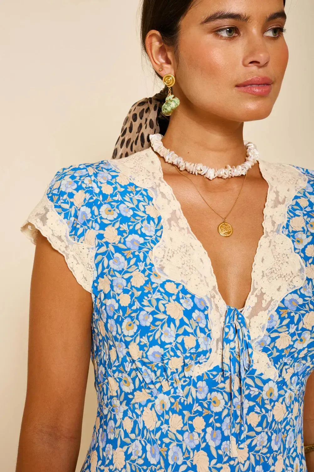 Amari Dress Shell Pansy Indigo-Dress-Rixo-Debs Boutique