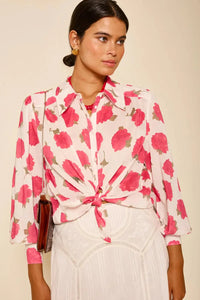 Thumbnail for Blake Top Vintage Rose Ivory-Tops-Rixo-Debs Boutique