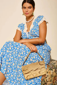 Thumbnail for Amari Dress Shell Pansy Indigo-Dress-Rixo-Debs Boutique