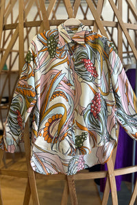 Thumbnail for Brooks Silk Shirt - Corail-SHIRT-La Prestic Ouiston-Debs Boutique