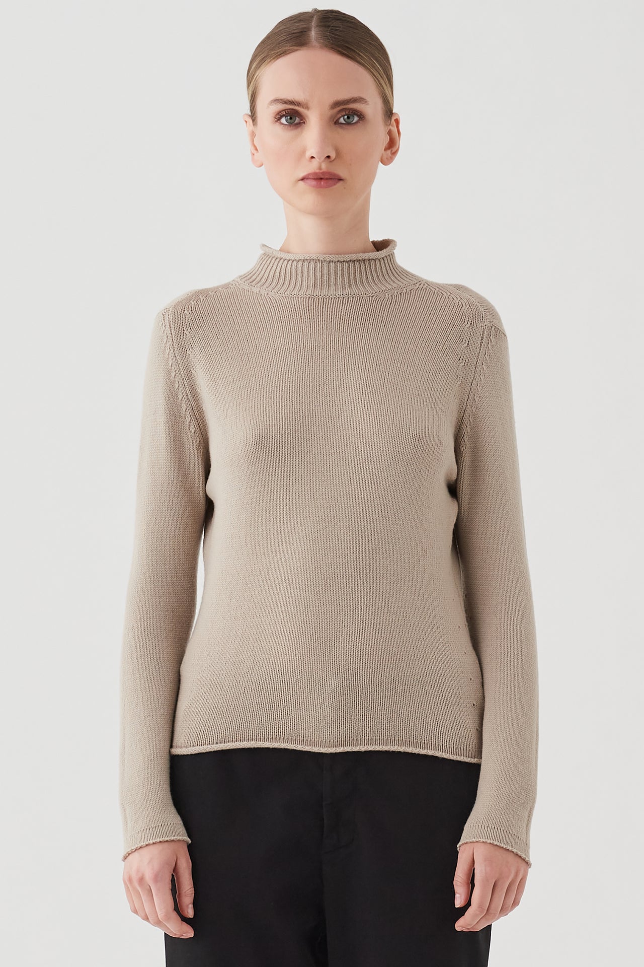 13481 FINE KNIT TURTLENECK 21-Pullover-Transit-Debs Boutique