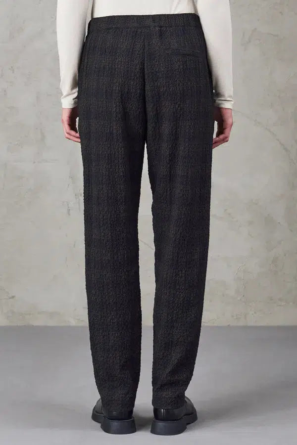 C121 SLIM CHECK PANT 06-Pant-Transit-Debs Boutique