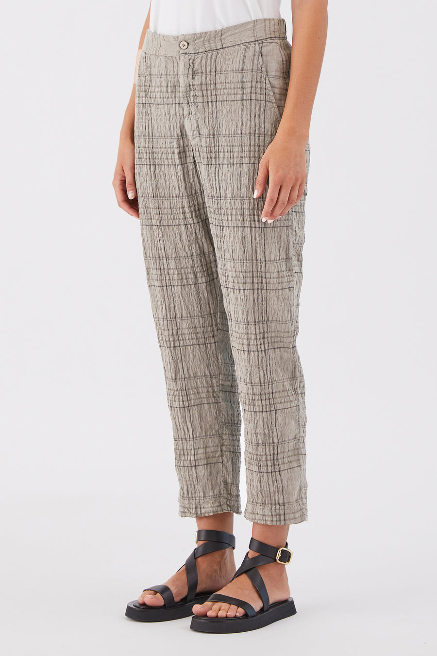 PLAID PANT-PANT-Transit-Debs Boutique