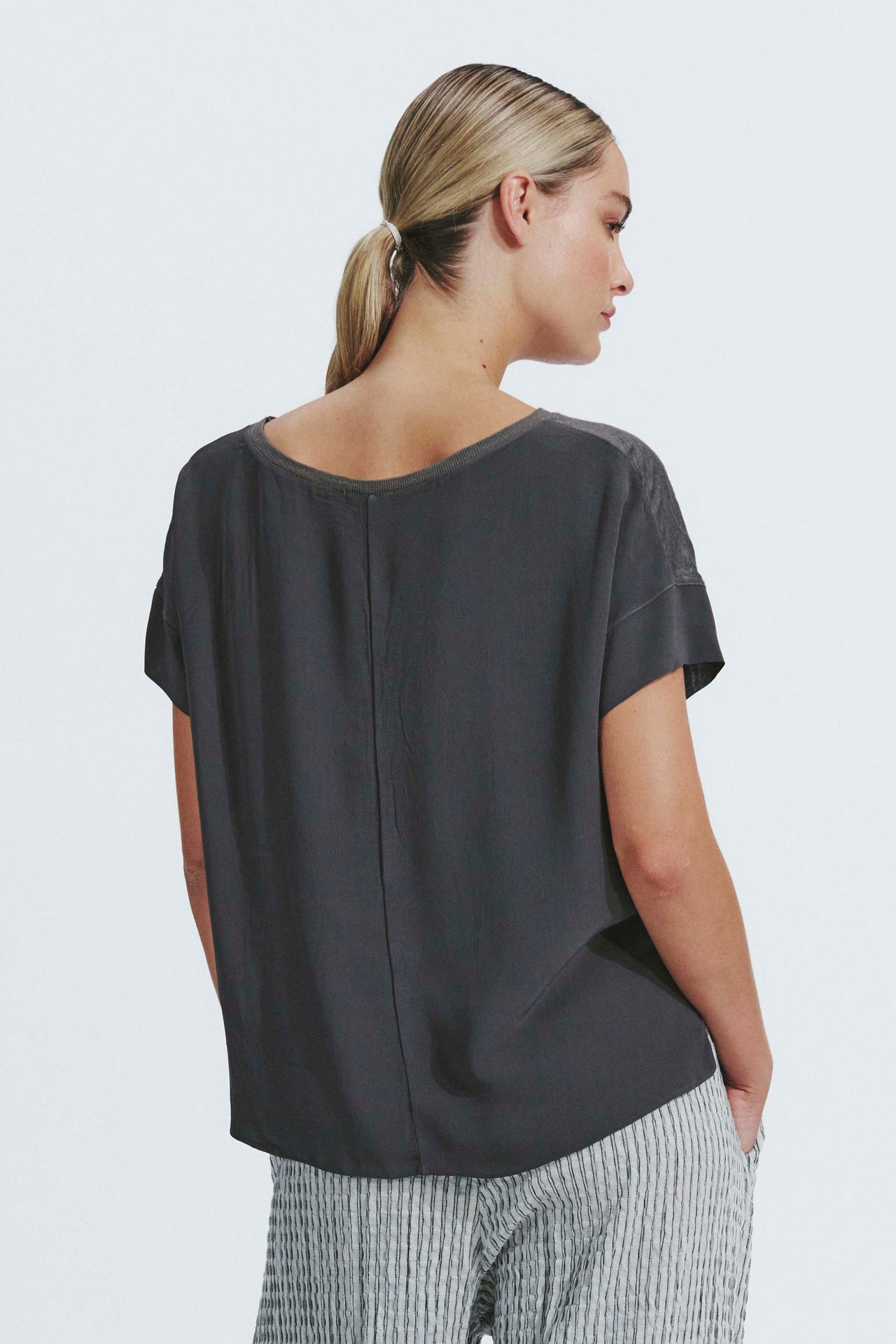 Linen Box Tee-Tops-Transit-Debs Boutique