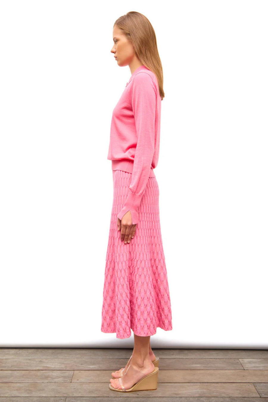 CHIC Knit Polo-Tops-Molli-Debs Boutique