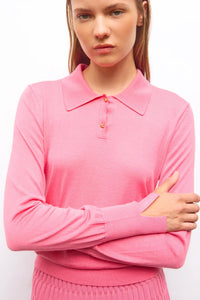 Thumbnail for CHIC Knit Polo-Tops-Molli-Debs Boutique