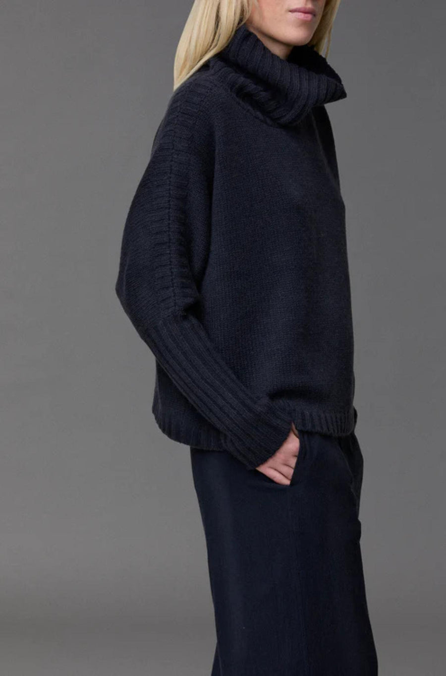 Cashmere Bat Sleeve Sweater-SWEATERS & CARDIGANS-Kristensen Du Nord-Debs Boutique